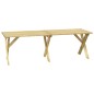 vidaXL Juego de comedor de jardín 3 piezas madera de pino impregnada vidaXL Juego de comedor de jardín 3 piezas madera de pino impregnada