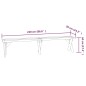 vidaXL Juego de comedor de jardín 3 piezas madera de pino impregnada vidaXL Juego de comedor de jardín 3 piezas madera de pino impregnada