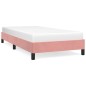 vidaXL Estructura de cama de terciopelo rosa 90x200 cm vidaXL Estructura de cama de terciopelo rosa 90x200 cm