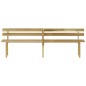 vidaXL Juego de comedor de jardín 3 piezas madera de pino impregnada vidaXL Juego de comedor de jardín 3 piezas madera de pino impregnada