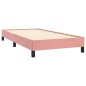 vidaXL Estructura de cama de terciopelo rosa 90x200 cm vidaXL Estructura de cama de terciopelo rosa 90x200 cm