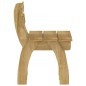 vidaXL Juego de comedor de jardín 3 piezas madera de pino impregnada vidaXL Juego de comedor de jardín 3 piezas madera de pino impregnada