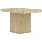 vidaXL Juego de comedor de jardín 3 piezas madera de pino impregnada 