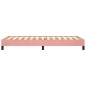 vidaXL Estructura de cama de terciopelo rosa 90x200 cm vidaXL Estructura de cama de terciopelo rosa 90x200 cm