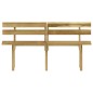 vidaXL Juego de comedor de jardín 3 piezas madera de pino impregnada vidaXL Juego de comedor de jardín 3 piezas madera de pino impregnada