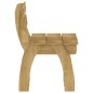vidaXL Juego de comedor de jardín 3 piezas madera de pino impregnada vidaXL Juego de comedor de jardín 3 piezas madera de pino impregnada