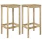 vidaXL Set de bar de jardín 3 piezas madera de pino impregnada vidaXL Set de bar de jardín 3 piezas madera de pino impregnada