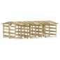 vidaXL Pérgolas con techo 6 uds madera pino impregnada 100x90x100 cm vidaXL Pérgolas con techo 6 uds madera pino impregnada 100x90x100 cm