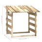 vidaXL Pérgolas con techo 6 uds madera pino impregnada 100x90x100 cm vidaXL Pérgolas con techo 6 uds madera pino impregnada 100x90x100 cm