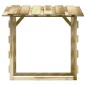 vidaXL Pérgolas con techo 3 uds madera pino impregnada 100x90x100 cm vidaXL Pérgolas con techo 3 uds madera pino impregnada 100x90x100 cm