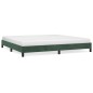 vidaXL Estructura de cama de terciopelo verde 200x200 cm