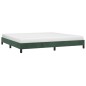 vidaXL Estructura de cama de terciopelo verde 200x200 cm