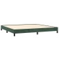 vidaXL Estructura de cama de terciopelo verde 200x200 cm