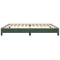 vidaXL Estructura de cama de terciopelo verde 200x200 cm