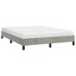 vidaXL Estructura de cama de terciopelo gris claro 140x200 cm vidaXL Estructura de cama de terciopelo gris claro 140x200 cm