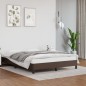 vidaXL Estructura de cama de cuero sintético marrón 140x190 cm vidaXL Estructura de cama de cuero sintético marrón 140x190 cm
