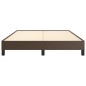 vidaXL Estructura de cama de cuero sintético marrón 140x190 cm vidaXL Estructura de cama de cuero sintético marrón 140x190 cm