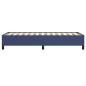 vidaXL Estructura de cama de tela azul 90x200 cm vidaXL Estructura de cama de tela azul 90x200 cm