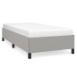 vidaXL Estructura de cama de tela gris claro 100x200 cm vidaXL Estructura de cama de tela gris claro 100x200 cm
