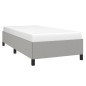 vidaXL Estructura de cama de tela gris claro 100x200 cm vidaXL Estructura de cama de tela gris claro 100x200 cm