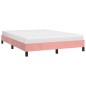 vidaXL Estructura de cama de terciopelo rosa 140x200 cm vidaXL Estructura de cama de terciopelo rosa 140x200 cm