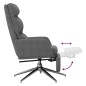 vidaXL Sillón de relax con reposapiés tela gris claro vidaXL Sillón de relax con reposapiés tela gris claro
