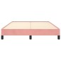 vidaXL Estructura de cama de terciopelo rosa 140x200 cm vidaXL Estructura de cama de terciopelo rosa 140x200 cm