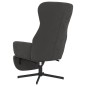 vidaXL Sillón de relax con reposapiés terciopelo gris oscuro vidaXL Sillón de relax con reposapiés terciopelo gris oscuro