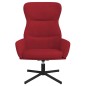 vidaXL Sillón de relax con reposapiés terciopelo rojo tinto vidaXL Sillón de relax con reposapiés terciopelo rojo tinto