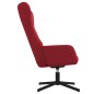 vidaXL Sillón de relax con reposapiés terciopelo rojo tinto vidaXL Sillón de relax con reposapiés terciopelo rojo tinto