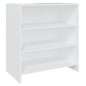 vidaXL Aparador de 2 piezas madera contrachapada blanco vidaXL Aparador de 2 piezas madera contrachapada blanco