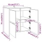 vidaXL Aparador de 2 piezas madera contrachapada blanco vidaXL Aparador de 2 piezas madera contrachapada blanco