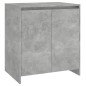 vidaXL Aparador de 2 piezas madera manufacturada gris hormigón vidaXL Aparador de 2 piezas madera manufacturada gris hormigón