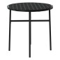 vidaXL Juego de comedor para jardín 3 piezas ratán sintético negro vidaXL Juego de comedor para jardín 3 piezas ratán sintético negro