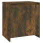 vidaXL Aparador de 2 piezas madera manufacturada color roble ahumado vidaXL Aparador de 2 piezas madera manufacturada color roble ahumado