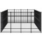 vidaXL Perrera de exterior de acero 25,8 m² vidaXL Perrera de exterior de acero 25,8 m²