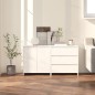 vidaXL Aparador de 2 piezas madera manufacturada blanca vidaXL Aparador de 2 piezas madera manufacturada blanca