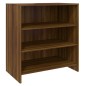 vidaXL Aparador de 2 piezas madera manufacturada marrón roble vidaXL Aparador de 2 piezas madera manufacturada marrón roble
