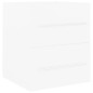 vidaXL Mueble con lavabo madera contrachapada blanco brillante vidaXL Mueble con lavabo madera contrachapada blanco brillante