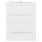 vidaXL Mueble con lavabo madera contrachapada blanco brillante vidaXL Mueble con lavabo madera contrachapada blanco brillante