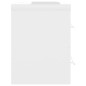 vidaXL Mueble con lavabo madera contrachapada blanco brillante vidaXL Mueble con lavabo madera contrachapada blanco brillante