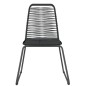 vidaXL Juego de comedor para jardín 7 piezas negro vidaXL Juego de comedor para jardín 7 piezas negro