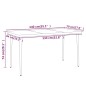 vidaXL Juego de comedor para jardín 7 piezas negro vidaXL Juego de comedor para jardín 7 piezas negro