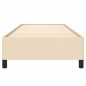 vidaXL Estructura de cama de tela color crema 80x200 cm vidaXL Estructura de cama de tela color crema 80x200 cm