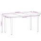 vidaXL Juego de comedor para jardín 5 piezas color roble vidaXL Juego de comedor para jardín 5 piezas color roble