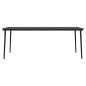 vidaXL Juego de comedor para jardín 7 piezas color roble