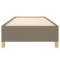 vidaXL Estructura de cama de tela gris taupe 100x200 cm vidaXL Estructura de cama de tela gris taupe 100x200 cm