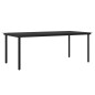 vidaXL Juego de comedor de jardín 7 piezas con cojines marrón y negro vidaXL Juego de comedor de jardín 7 piezas con cojines marrón y negro