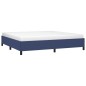 vidaXL Estructura de cama de tela gris taupe azul 200x200 cm vidaXL Estructura de cama de tela gris taupe azul 200x200 cm