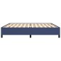 vidaXL Estructura de cama de tela gris taupe azul 200x200 cm vidaXL Estructura de cama de tela gris taupe azul 200x200 cm